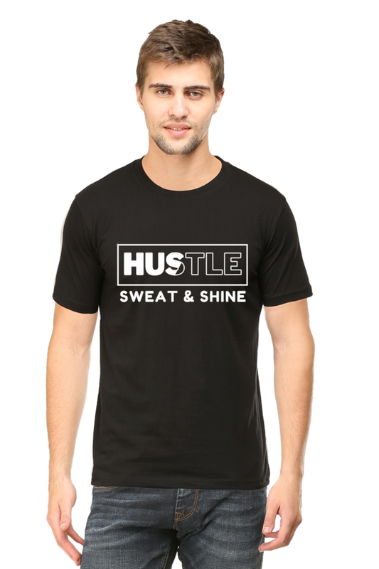 Hustle Sweet and Shine men's T-shirt : Elevate Your Style with Motivational.