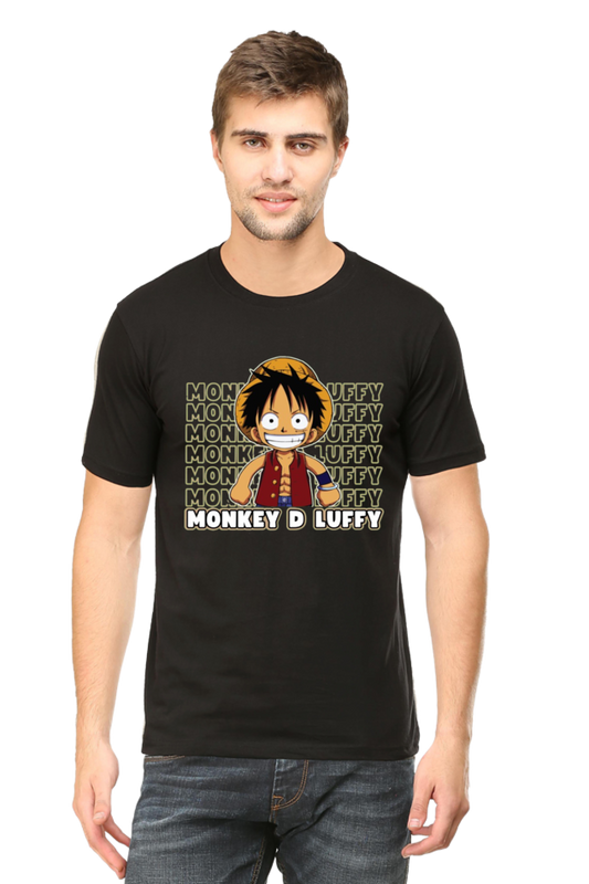 Monkey D Luffy  Men's T-shirt :For Anime Lovers.